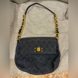 Marc Jacobs gorgeous dark navy (basically black) resort collection bag